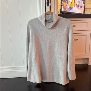 COS Light Gray Women's Turtleneck Sweater